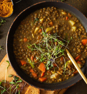 receta de lentejas al curry veganas